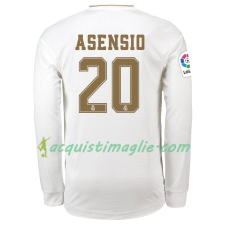 Divisa di Calcio Real Madrid Marco Asensio 20 Prima 2019/2020 Manica Lunga